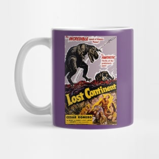 Classic Science Fiction Movie Poster - Lost Continent Mug